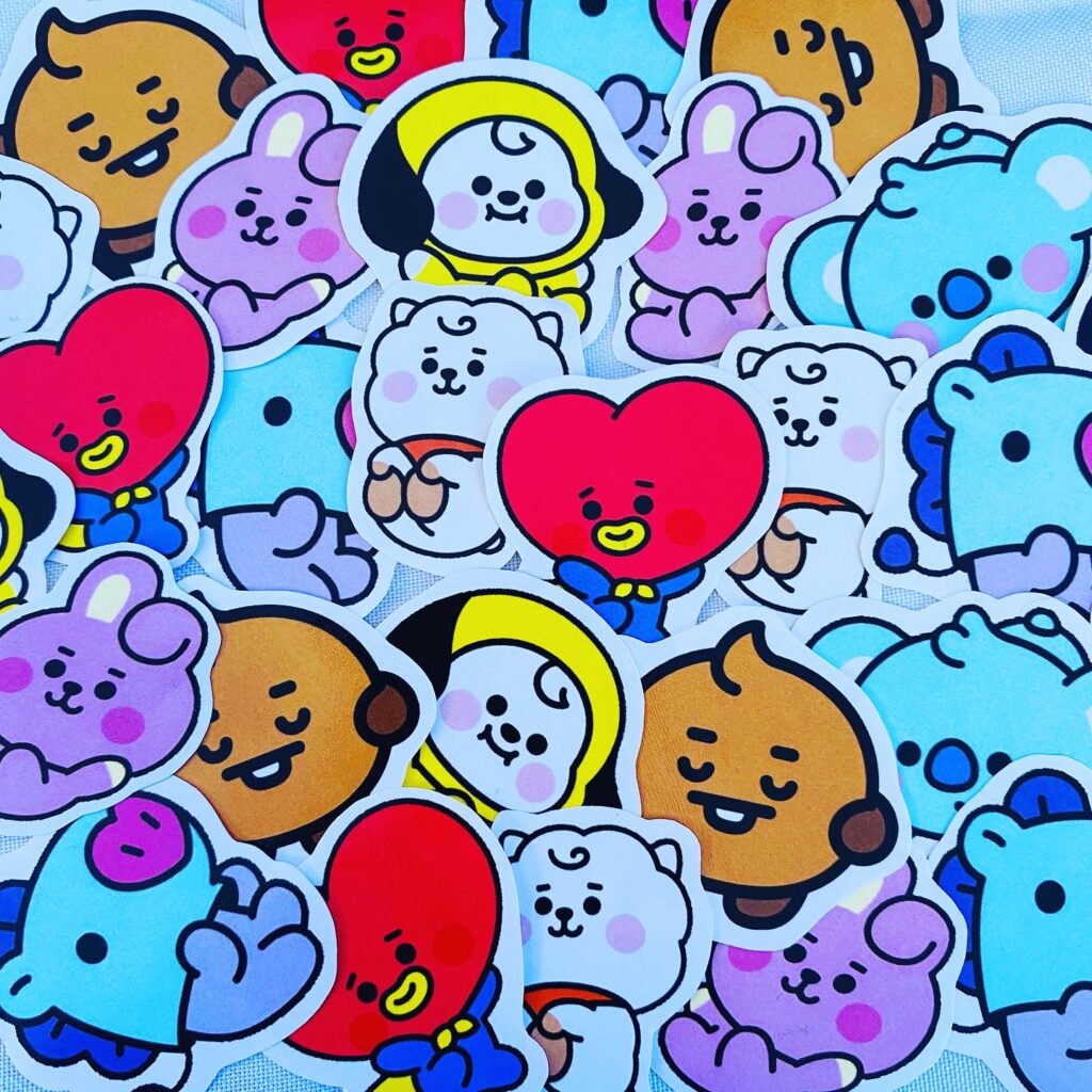 BT21 Sticker set I Purple U Store