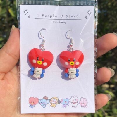 aretes bt21 baby tata