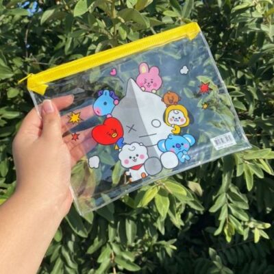 bolsa multiusos bt21 amarillo