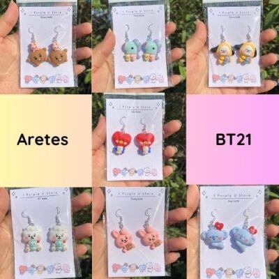 aretes bt21 baby