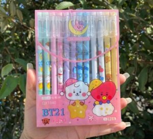 plumas borrables bt21