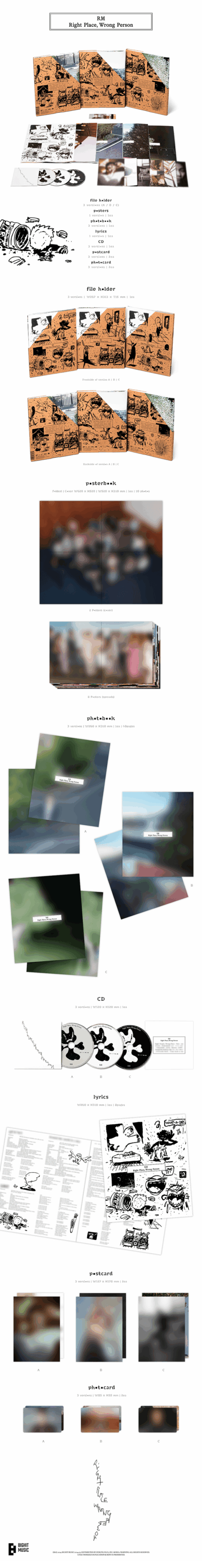 Rm de BTS RIGHT PLACE, WRONG PERSON - Imagen 2