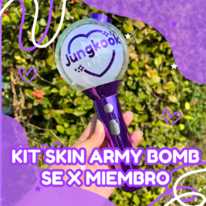 Kit por Miembro de Stickers Para ARMY BOMB (RM,JIN,SUGA,J-HOPE,JIMIN,V,JUNGKOOK)