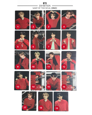 BTS Photocards Oficiales Map Of The Soul On:e INDIVIDUAL
