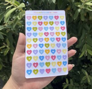 Abecedario Corazones