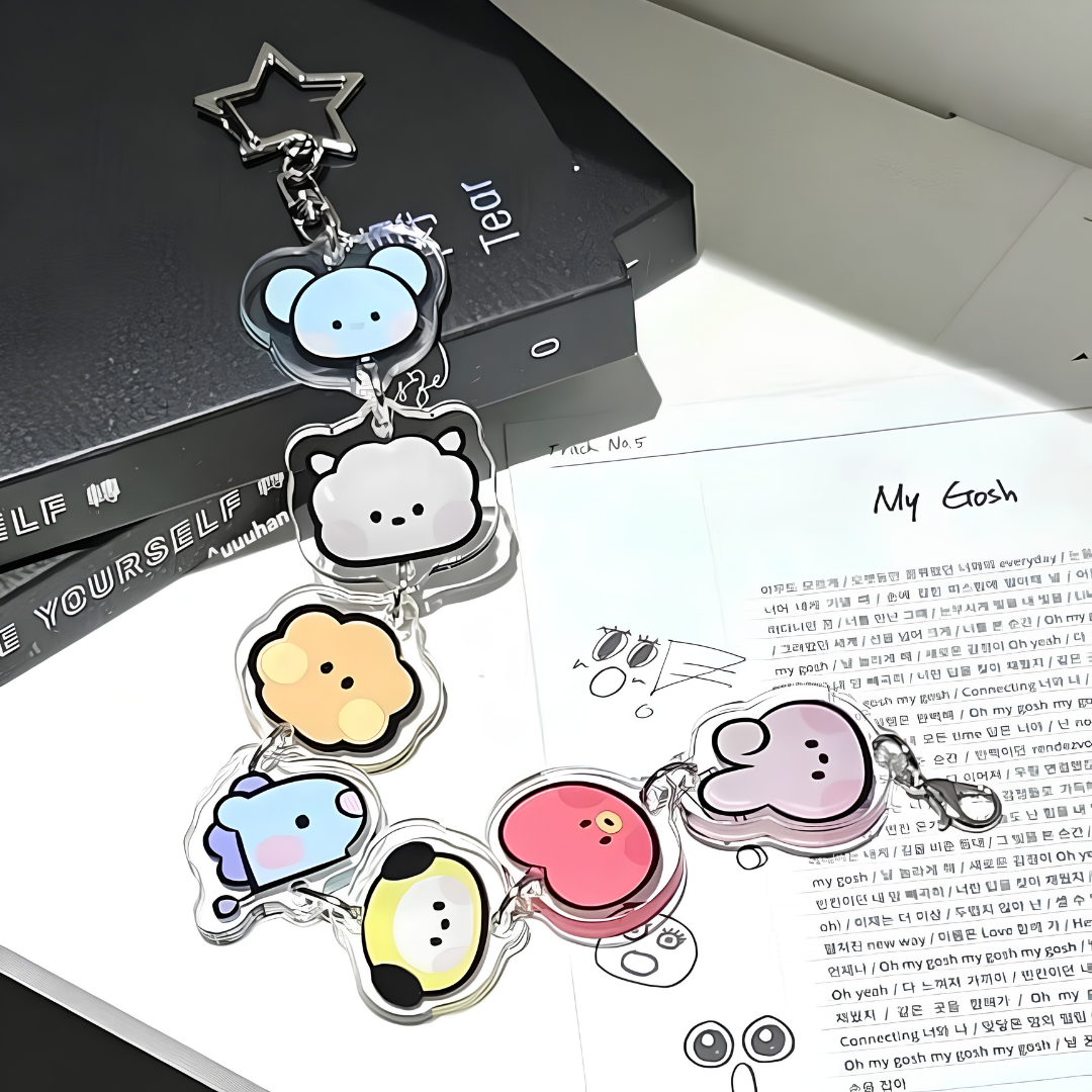BT21 Keychain Llavero Ot7 - Imagen 3