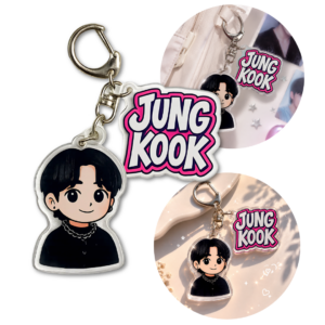 Jungkook BTS Keychain de acrílico