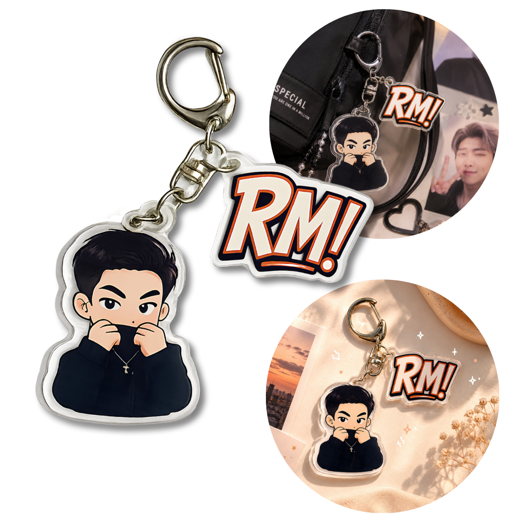 RM BTS Keychain de acrílico